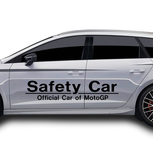 Safety car aufkleber set - safety,
