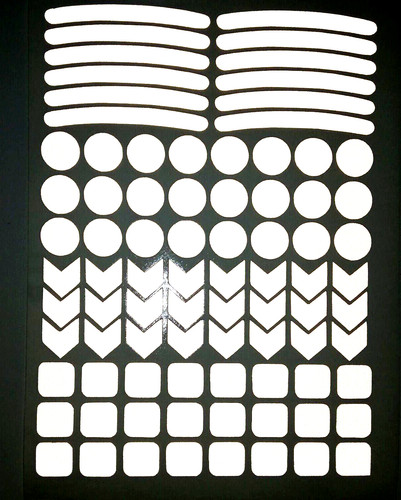 Reflektierende aufkleber set - reflektierende,