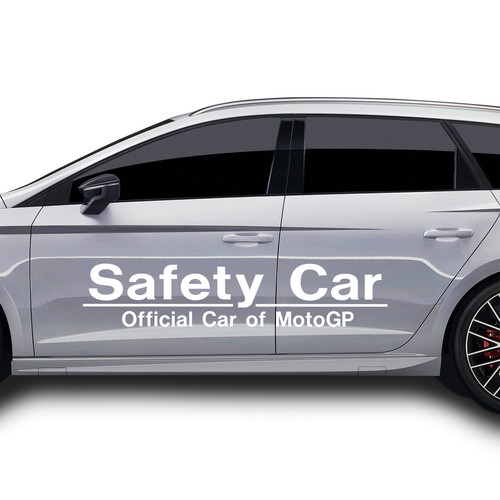 Safety car aufkleber set - car,