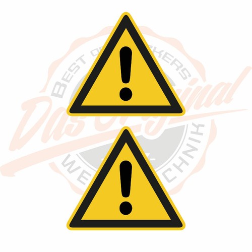Aufkleber sticker warnung - sticker,
