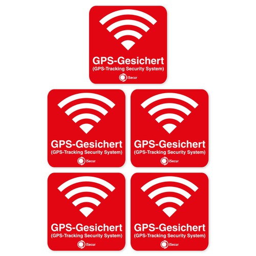 Isecur aufkleber alarm - isecur®aufkleber,