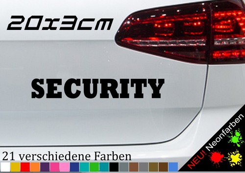 Security aufkleber sticker - security,