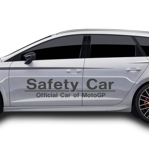 Safety car aufkleber set - car,