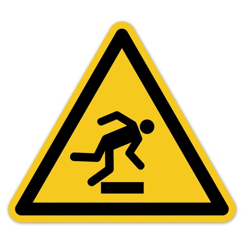 Sicherheitsaufkleber vorsicht - sicherheitsaufkleber,