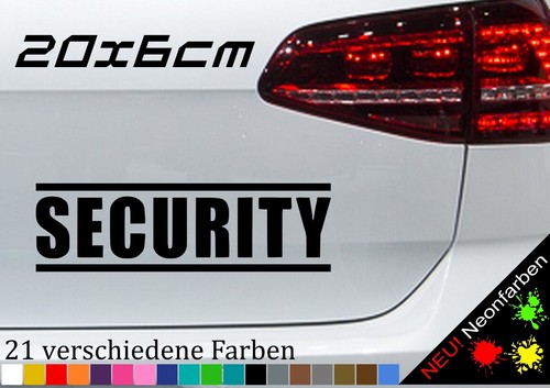 Security sticker aufkleber - security,