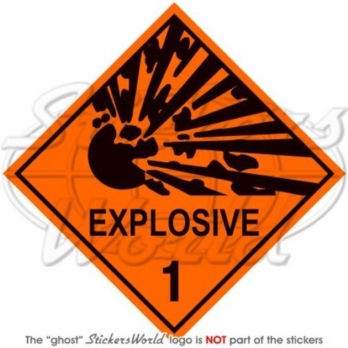 Explosive sicherheitswarnung - explosive,