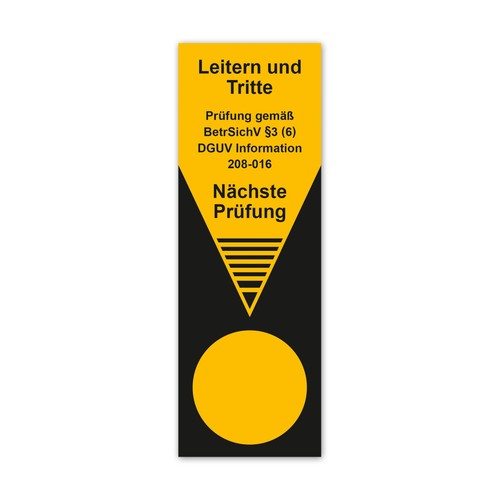 Prüfplakette leitern und - prüfplakette,