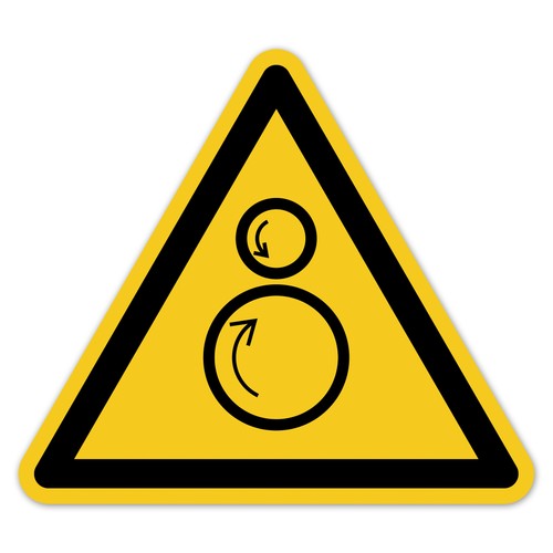 Sicherheitsaufkleber achtung - sicherheitsaufkleber,