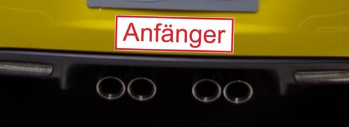 Anfänger aufkleber für - aufkleber,