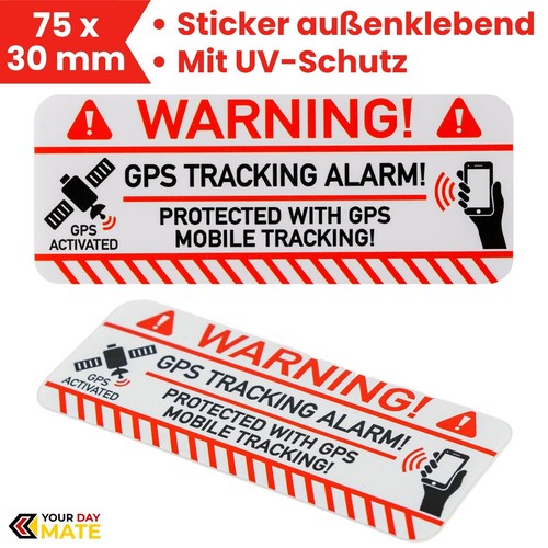 Gps tracking alarm - tracking, aufkleber